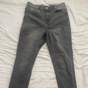 Zara Grey Straight Jeans